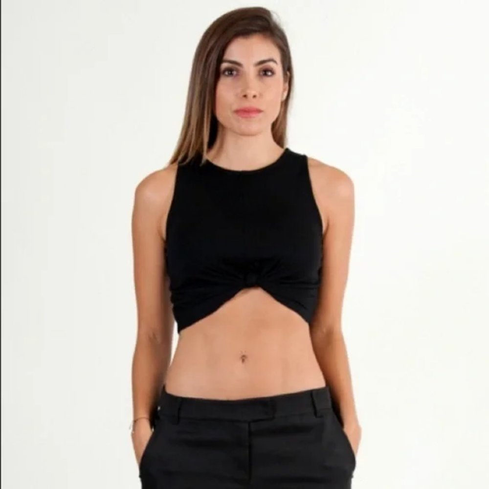 Rehab Black CropTop